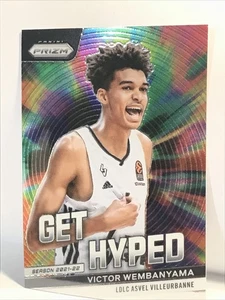 2023-24 PRIZM EUROLEAGUE BASKETBALL GET HYPED Victor Wembanyama #4 - Picture 1 of 2