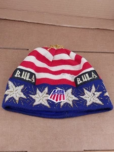 Rare Vintage Bula US Ski Team Beanie Made In Italy Distressed - Picture 1 of 10