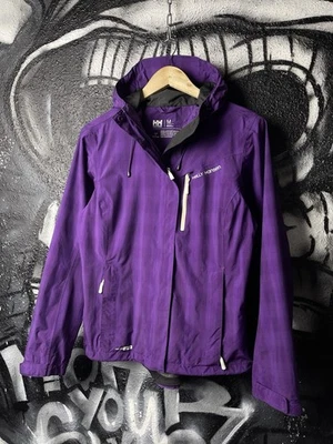 Chaqueta Helly Hansen Tech Series Exterior Púrpura Shell Para Mujer Talla Mediana Foto 1 de 4