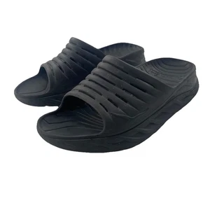 Hoka One One Ora Men’s 9 Women’s 11 Recovery Slides Ultra Comfort Black Sandalen - Bild 1 von 8