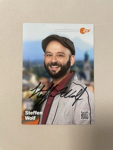 Steffen Wolf Handsignierte Autogrammkarte Die Rosenheim Cops ZDF - Picture 1 of 2