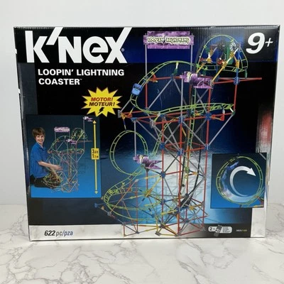 K’nex Loopin Lightning Coaster Motored Ages 9+ Model 3.6 ft. Tall Brand New - Image 1 of 3