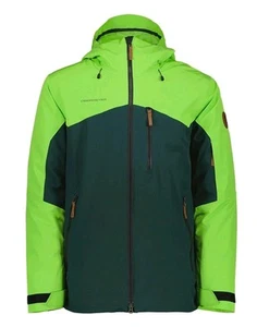 NWT Obermeyer Men's Shell Wasabi Green Chandler Ski Jacket Size Large RARE - Picture 1 of 12