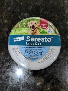 Seresto Flea & Tick Collar LARGE DOGS- 8 Month Protection- NEW - Picture 1 of 2