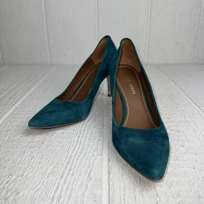 Donald J Pliner Shoes Womens Size 9M Suede Pointed Toe TREVA 090 Heels Spain - Image 1 of 4