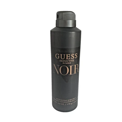 Дезодорирующий спрей для тела GUESS SEDUCTIVE HOMME NOIR 6,0 унции 226 мл для мужчин НОВЫЙ - Изображение 1 из 2