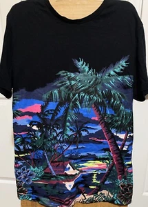 T-Shirt SMALL H&M "Island Sunset" T-Shirt - Picture 1 of 1