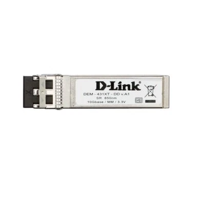 D-Link DEM-431XT Accesory 10GBASE-SR Multimode SFP+ Optical Transceiver - Image 1 of 2