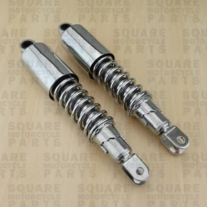 Rear Shock Absorbers Honda CB175 CB200 CB250 - Shocks Chrome 317mm Pin/Fork - Picture 1 of 2