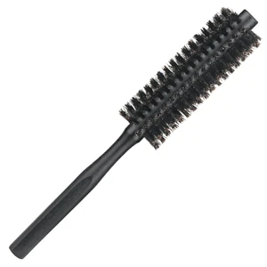 Mini round Brush with Natural Boar Bristles for Short Hair, Beard, and Bangs - - Picture 1 of 12