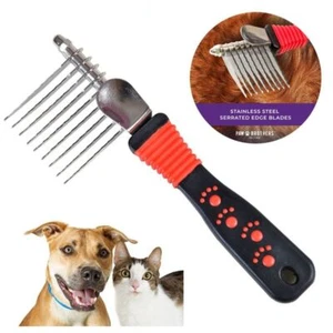 Pet Knot Comb Cat Dog Hair Removal Cleaning Brush Pet Massage Flea Removal Comb - Picture 1 of 10