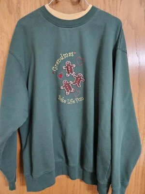 MC Sportswear Gingerbread Vtg Grandmas Sweatshirt Xl - Image 1 of 4
