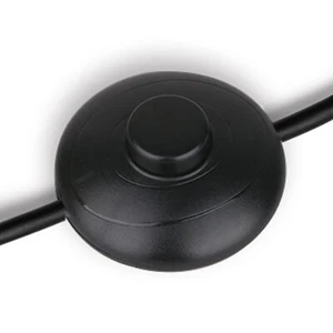 Helunsi 1Pcs Floor Lamp Foot Switch, Black Foot Pedal Switch, Round Floor Lam... - Picture 1 of 9