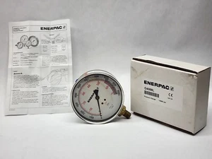 ENERPAC G4088L Manometer, 0 bis 10000 psi, 4" Dial 1/4" NPTF Male Lower-Mount - Bild 1 von 6
