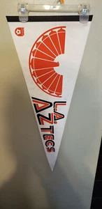 LOS ANGELES AZTECS NASL SOCCER VINTAGE FELT PENNANT 1/23/22 - Picture 1 of 2
