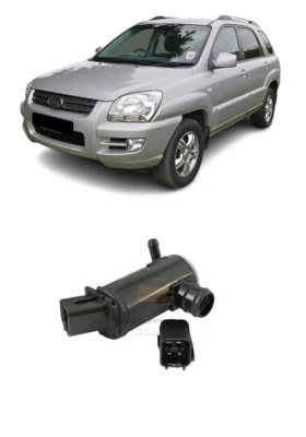 NEW FOR KIA SPORTAGE 2004-2010 FRONT WINDSCREEN WASHER PUMP MONO PUMP - Image 1 of 2
