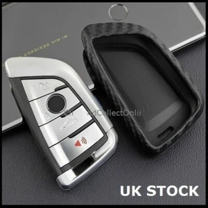Coprichiave in fibra di carbonio per BMW X4 X5 X6 X7 M2 M3 M4 M5 M6 custodia telecomando fob s61cf - Foto 1 di 5