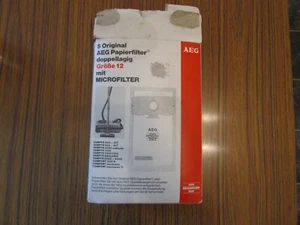 6 Original AEG Paperfilter Dust Bags - Picture 1 of 2