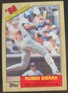Trading Cards Baseball Ruben Sierra Texas Rangers 1989 topps #6 - Picture 1 of 2