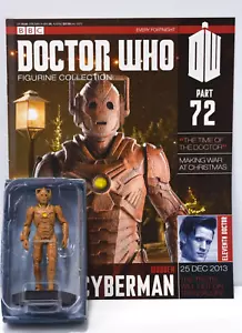 Doctor Who Figurine Wooden Cyberman Magazine #72 BBC Eaglemoss - Bild 1 von 11