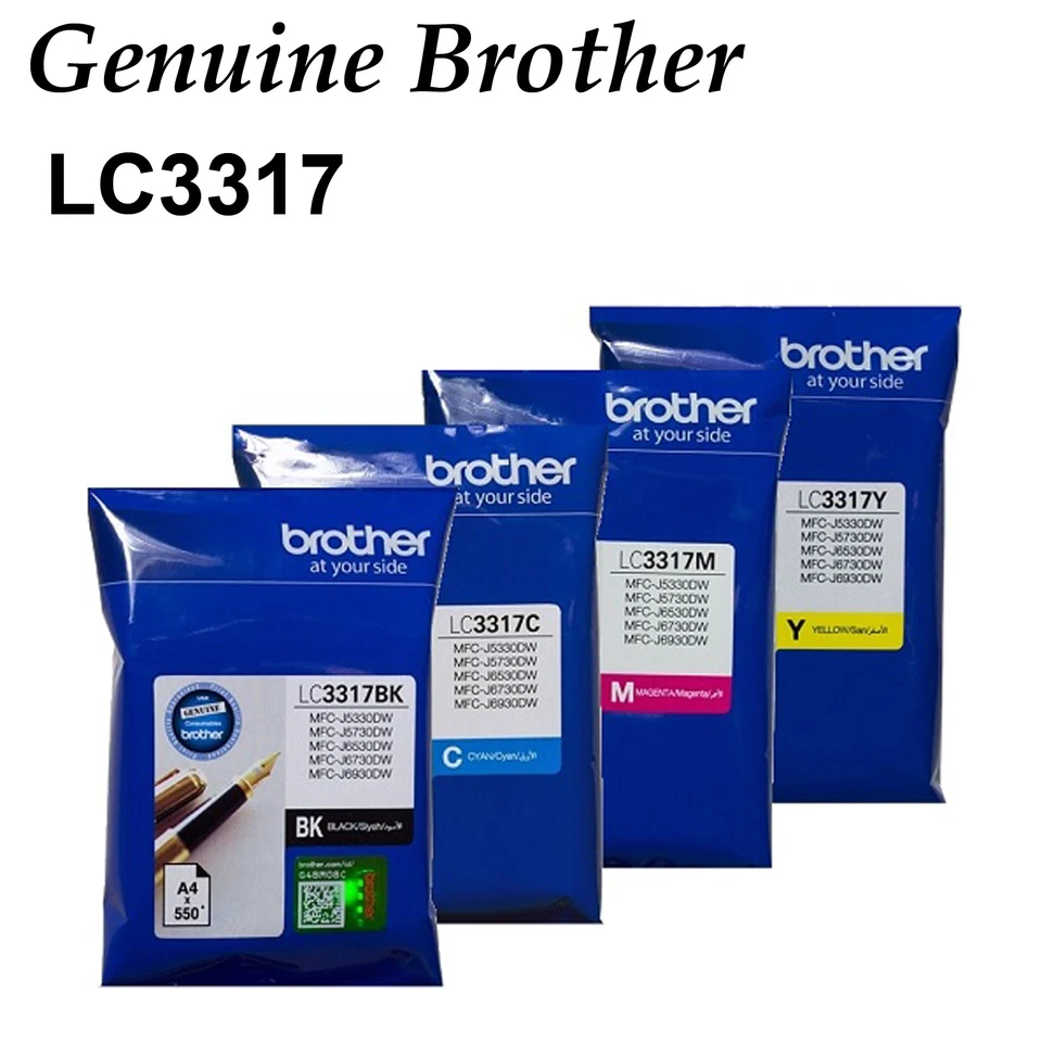GENUINE Original Brother LC-3317 ink toner MFC-J5330DW MFC-J5730DW MFC-J6530DW - image 1 of 1