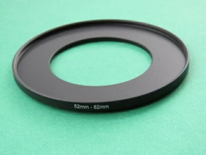 52mm-82mm Stepping 52-82 Step-Up Male-Female Filter Ring Adapter 52mm-82mm - Picture 1 of 2