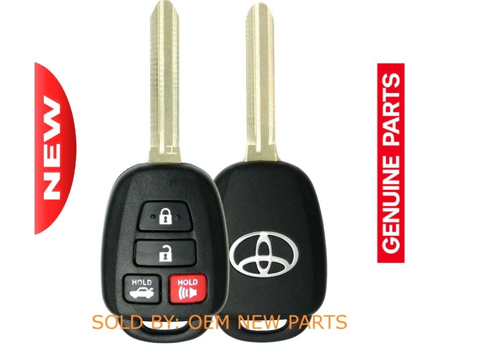 OEM 2014-19 TOYOTA COROLLA CAMRY keyless entry remote key fob HYQ12BEL "H" chip - Image 1 of 1