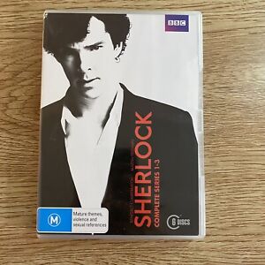 Sherlock Complete Series 1-3 DVD, 2014, Region 4, PAL, Free Shipping
