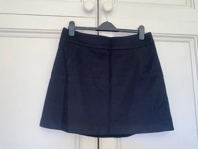 WHISTLES Cashmere & Virgin Wool Skirt Size 14  A-Line Black Short Formal Office - Image 1 of 4