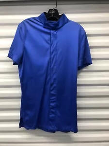 Dirk Bikkembergs Cobalt Blue Mens SS Shirt - SIZE - L - Picture 1 of 10