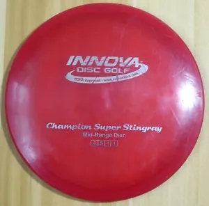 Innova Champion Super Stingray (Red, 182g) - No Ink / Midrange Disc Golf - Picture 1 of 6