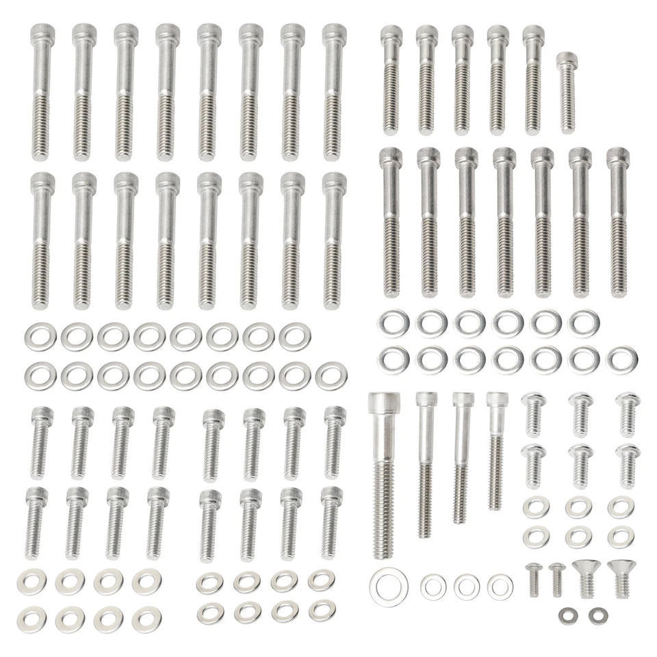 Complete Engine Socket-head Bolt Set For Sportster XL 883 1200 2004-2022 US Foto 1 de 4