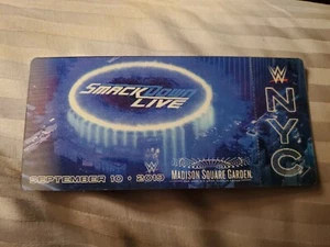 WWE Smackdown Live MSG 3D Collectors Ticket 9/10/19 **NOT VALID FOR ENTRY** - Picture 1 of 2
