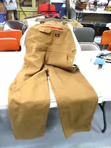 Dickies Overalls Herren Größe XLR braun LEINWAND Lätzchen Arbeitskleidung Bauernjeans 48X32 - Bild 1 von 3
