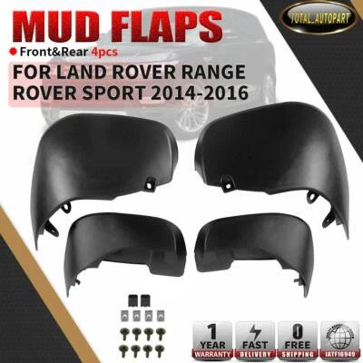 4x protectores contra salpicaduras derecha + izquierda guardabarros para Land Rover Range Rover Sport 2014-2016 Foto 1 de 4