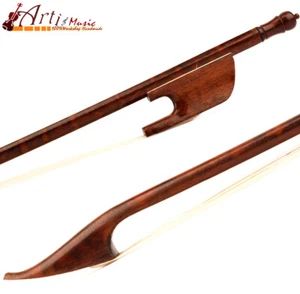 Arco de violonchelo antiguo estilo barroco maestro 3/4 rana de madera de serpiente rígido rápido - Imagen 1 de 6