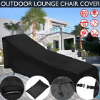 Outdoor Sunbed Chaise Lounge Sun Lounger Cahri Beach Pool Dust Covers Waterproof