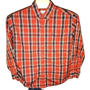 Carhartt S252 - Camisa clásica a cuadros roja manga larga para hombre (XL) - Imagen 1 de 5
