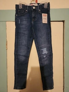 Signature Levi Strauss  Super Skinny 5 pocket  Jeans Size 8 Girls - Picture 1 of 4