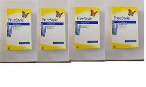 Abbott FreeStyle Optium Blood Glucose Test Strips (4 X50) Free Shipp. Exp- 11/25 - Picture 1 of 3