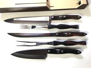 CUTCO FIVE PIECE SET - W/WALL HOLDER - CUTCO U.S.A. - Picture 1 of 6