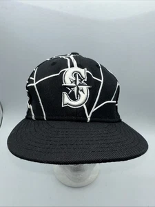 Sombrero Seattle Mariners New Era Mapa mercancía genuina talla 7 1/4 raro - Imagen 1 de 7