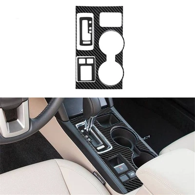 3x Cubierta de portavasos central de fibra de carbono para Subaru Outback Legacy 2015-2017 Foto 1 de 4