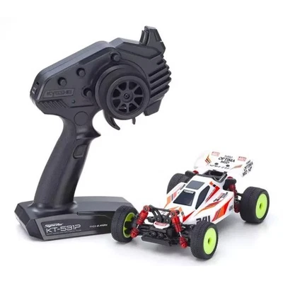 Kyosho Mini-Z Buggy TURBO OPTIMA Mid Special White Readyset RTR RC Car #32096W - Image 1 of 4