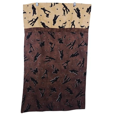 2 Fundas de Almohada Hechas a Mano Extremadamente Bien Hechas Vaquero Perro Western L 33" X W 21" Foto 1 de 3
