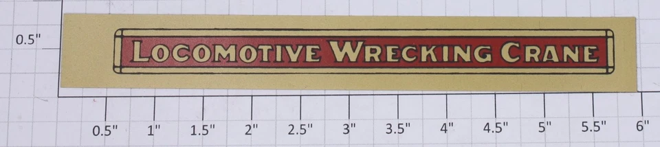 Calcomanía Buddy L BL-13-1 Buddy "L" locomotora grúa demolición Foto 1 de 1