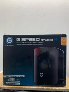 G-TECHNOLOGY G-SPEED STUDIO 24TB, 4 - BAY RAID (E10044125) - Picture 1 of 3