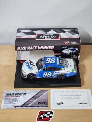 AUTOGRAPHED 2020 #98 Chase Briscoe High Point Darlington Win 1/24 Action NASCAR - Image 1 of 3