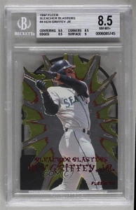1997 Fleer Bleacher Blasters Ken Griffey Jr #4 BGS 8.5 HOF - Picture 1 of 3