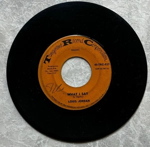 Louis Jordan - What I Say / Old Age - 1964 - RARE 45RPM - Imagen 1 de 2